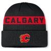 Pánská zimní čepice Calgary Flames NHL Authentic Pro A/Cap Cuffed Beanie