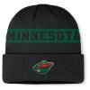 Pánská zimní čepice Minnesota Wild NHL Authentic Pro A/Cap Cuffed Beanie