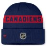 Pánská zimní čepice Montreal Canadiens NHL Authentic Pro A/Cap Cuffed Beanie