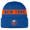 Pánská zimní čepice New York Islanders NHL Authentic Pro A/Cap Cuffed Beanie
