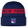 Pánská zimní čepice New York Rangers NHL Authentic Pro A/Cap Cuffed Beanie