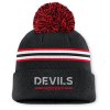 Dámská zimní čepice New Jersey Devils NHL Authentic Pro W/Cap Cuffed Pom Beanie