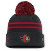 Dámská zimní čepice Ottawa Senators NHL Authentic Pro W/Cap Cuffed Pom Beanie