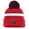 Dámská zimní čepice Washington Capitals NHL Authentic Pro W/Cap Cuffed Pom Beanie