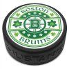 Puk Boston Bruins NHL Lucky St. Patrick's Day