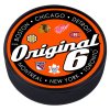 Puk NHL SCRIPT Textured Hockey Puck - Original 6