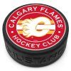 Puk Calgary Flames NHL Stripe Design