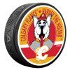 Puk Calgary Flames NHL Harvey Mascot Textured Puck