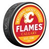 Puk Calagary Flames Block Textured Puck