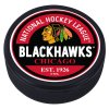 Puk Chicago Blackhawks Block Textured Puck
