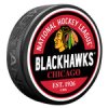 Puk Chicago Blackhawks Block Textured Puck