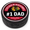 Puk Chicago Blackhawks #1 Dad Textured Puck