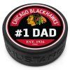 Puk Chicago Blackhawks NHL #1 Dad Textured Puck