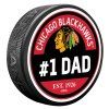 Puk Chicago Blackhawks NHL #1 Dad Textured Puck