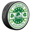 Puk Colorado Avalanche Lucky St. Patricks Day Puck