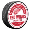 Puk Detroit Red Wings Block Textured Puck