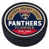 Puk Florida Panthers NHL Block Textured Puck