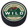 Puk Minnesota Wild NHL Block Textured Puck