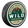Puk Minnesota Wild NHL Block Textured Puck