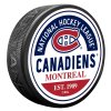 Puk Montreal Canadiens Block Textured Puck