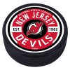 Puk New Jersey Devils Gear Textured Puck