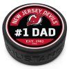 Puk New Jersey Devils NHL #1 Dad Textured Puck