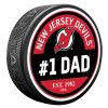 Puk New Jersey Devils #1 Dad Textured Puck