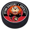 Puk Ottawa Senators NHL Sparty Mascot Textured Puck