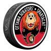 Puk Ottawa Senators NHL Sparty Mascot Textured Puck