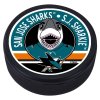 Puk San Jose Sharks Sharkie Mascot Textured Puck