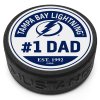 Puk Tampa Bay Lightning #1 Dad Textured Puck