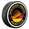 Puk Vancouver Canucks Red Vintage Striped Textured Puck