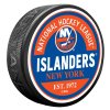 Puk New York Islanders Block Textured Puck