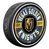 Puk Vegas Golden Knights Gear Textured Puck