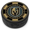 Puk Vegas Golden Knights Black Poker Chip Textured Puck