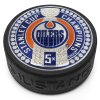 Puk Edmonton Oilers Stanley Cup Dynasty Puck Design Trimflexx