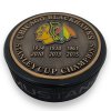 Puk Chicago Blackhawks Stanley Cup Years Gold Medallion
