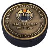 Puk Edmonton Oilers Stanley Cup Years Gold Medallion