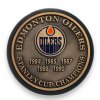 Puk Edmonton Oilers Stanley Cup Years Gold Medallion