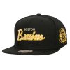 Pánská kšiltovka Boston Bruins NHL Cream Script Snapback