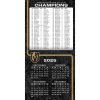Kalendář Vegas Golden Knights NHL 2026 Wall Calendar