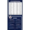 Kalendář Winnipeg Jets NHL 2026 Wall Calendar
