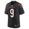 Pánský dres Joe Burrow #9 Cincinnati Bengals NFL Nike Game Home Jersey černá