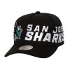 Pánská kšiltovka San Jose Sharks NHL Busted Pro Snapback