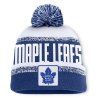 Pánská zimní čepice Toronto Maple Leafs NHL Thrive Cuffed Pom Beanie