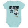 Dětské body Seattle Kraken NHL Littlest Player 3Pk Creeper Se