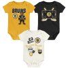 Dětské body Boston Bruins NHL Littlest Player 3Pk Creeper Se