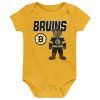 Dětské body Boston Bruins NHL Littlest Player 3Pk Creeper Se
