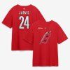 Pánské tričko Seth Jarvis Carolina Hurricanes NHL 2026 Stanley Cup Champions Authentic Stack Name & Number