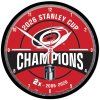 Nástěnné hodiny Carolina Hurricanes NHL Two-Time Stanley Cup Champions